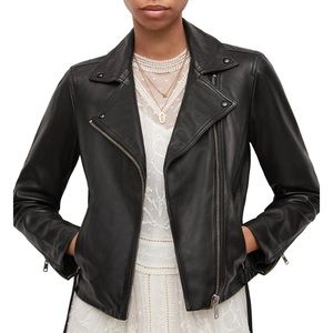 Moving SALE by 6/10/24! ALLSAINTSDalby Leather Biker Jacket